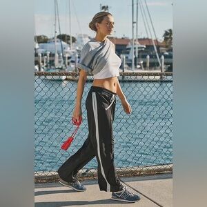 Anthropologie Daily Practice Side-Stripe Track Pants Size M